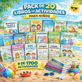 Pack de 20 libros de actividades para niños